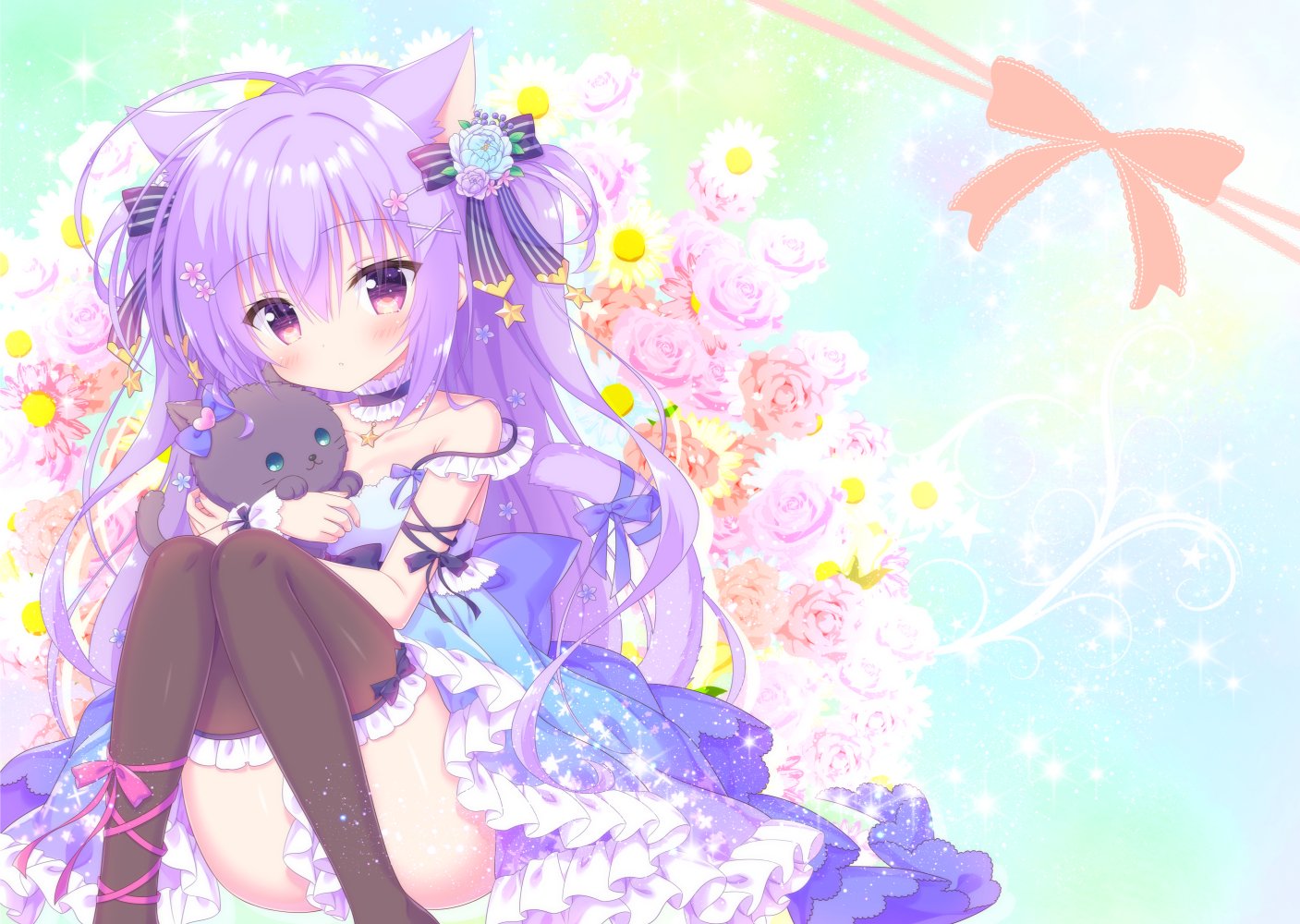 神代ぴよ 名ティアh 11 紫髪の猫耳っこ T Co Xomzzcwtug Twitter