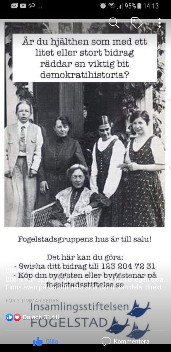 helenutbildar's tweet photo. Bidra till att #Fogelstad återigen kan bli en partipolitiskt och religiöst oberoende mötesplats för #jämställdhet. Så många #lärare deltog i kurserna. https://t.co/zzwFTUFPv4
