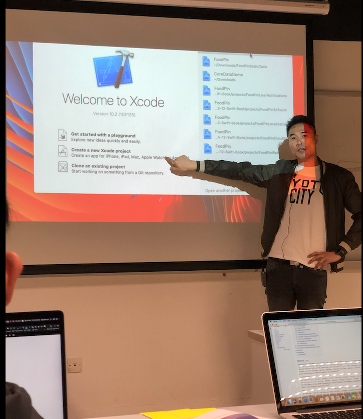 curtischanctpsy's tweet image. Great to have @AppCodaMobile's founder @simonng to introduce @Apple's latest iOS technologies on HealthKit, ARKit & Core ML and building apps by #Swift. #opensourcehk #appleeducation