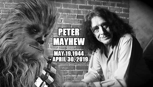 OzConUK1's tweet photo. RIP Peter “Chewie” Mayhew. 
Very sad news. You will be missed but never forgotten. https://t.co/WruLSxBI9W