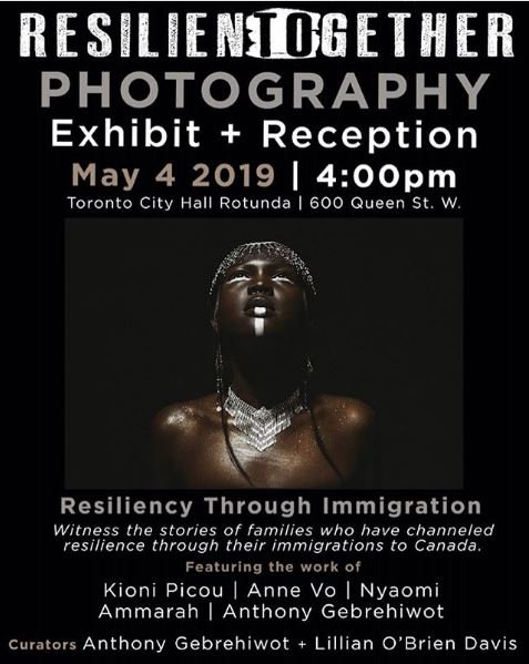 Do you know an immigrant?
Witness the stories of families who have channeled resilience through their immigration to Canada at the #ResilientTO photography exhibit by <a href="/TorontoTYES/">Toronto TYES</a> &amp; <a href="/VIBEArtsTO/">VIBE Arts</a> today. #ResiliencyLooksLike #CanadianImmigrants #YouthWeekTO #6ix #SocialGood