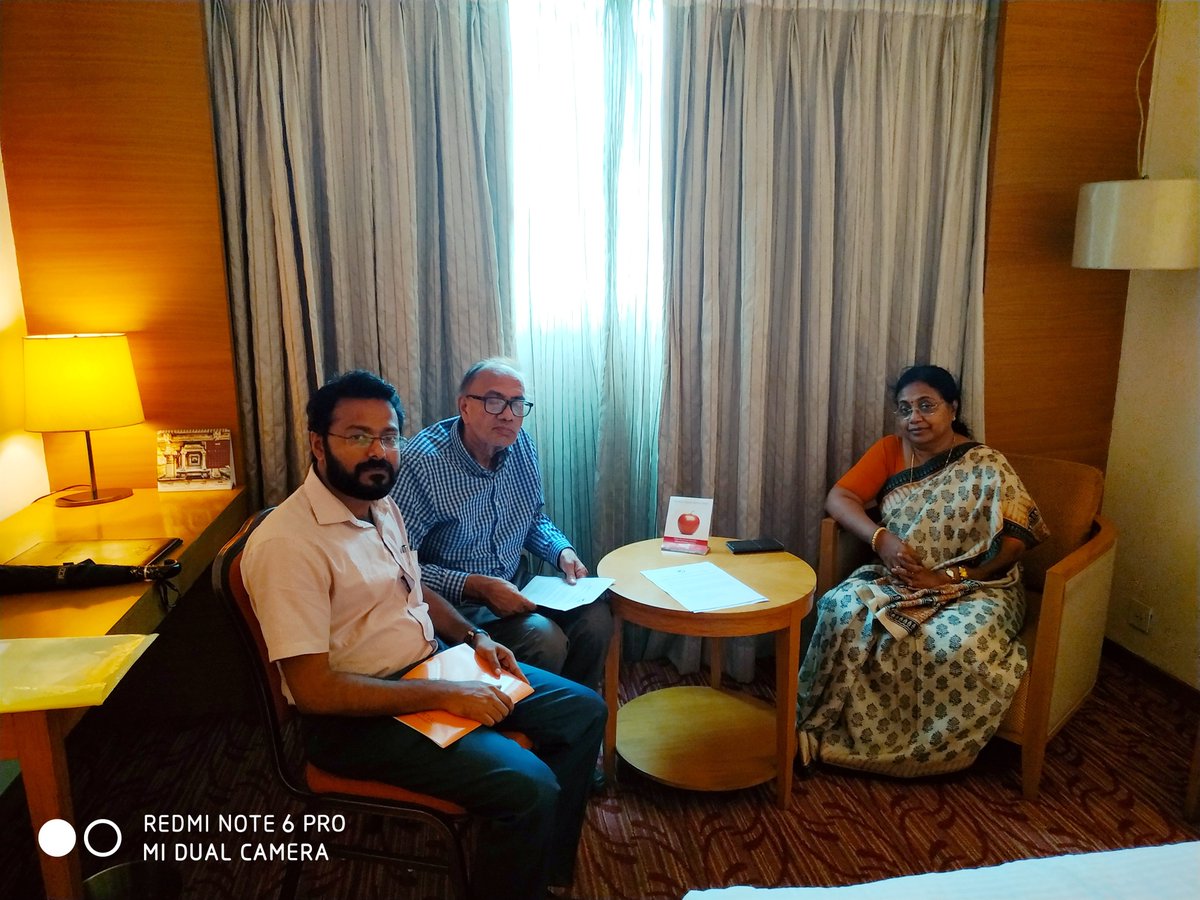 A fruitful discussion with Prof. R. B. Singh, General Secretary,  International Geographical Union and Dr.  T. Banerjee,  Director,  NATMO, Govt. Of India to organize capacity building program on Applied Geospatial Technology throughout India