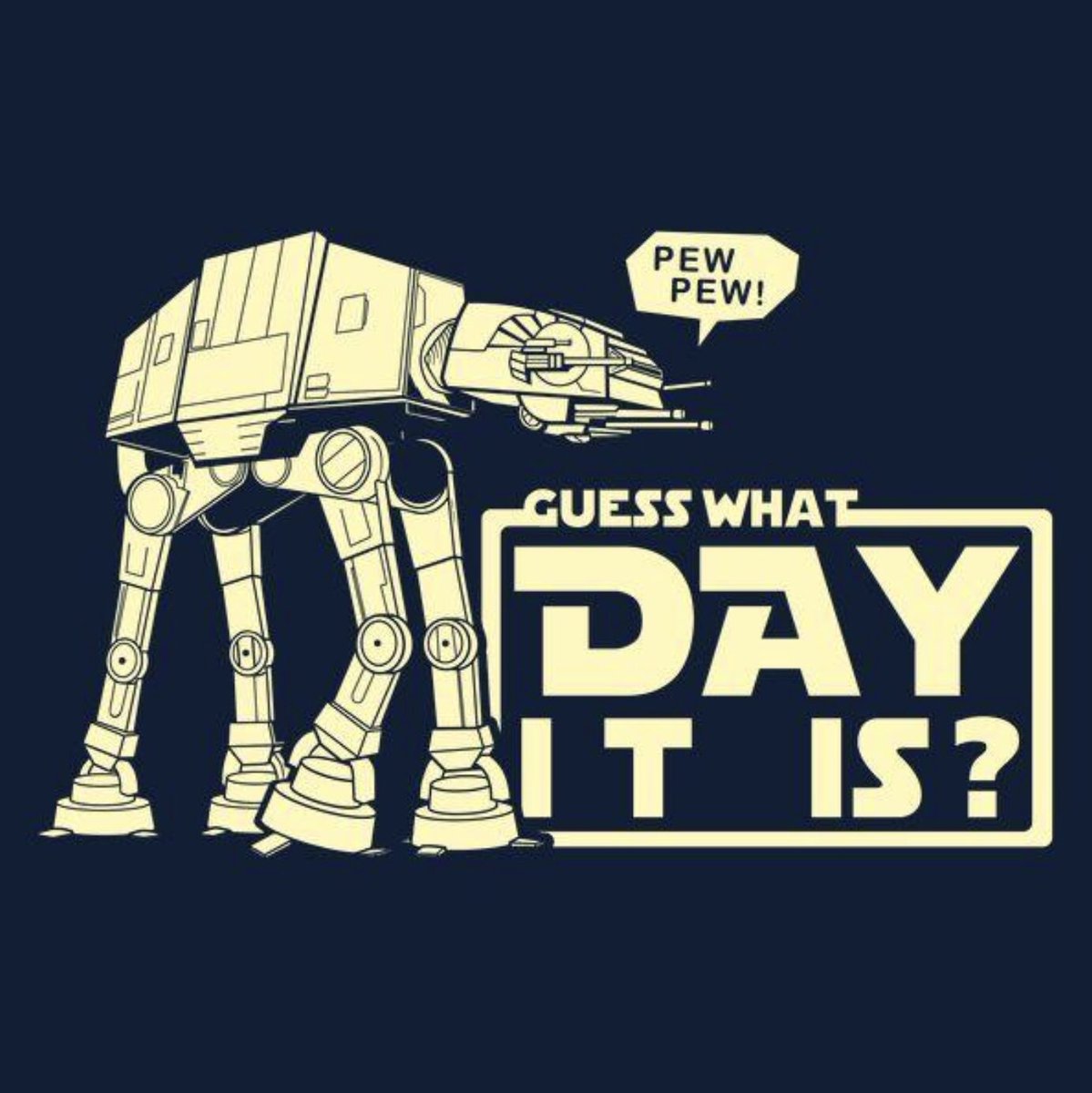 To all my fellow Star Wars nerds out there! Happy Star Wars Day!