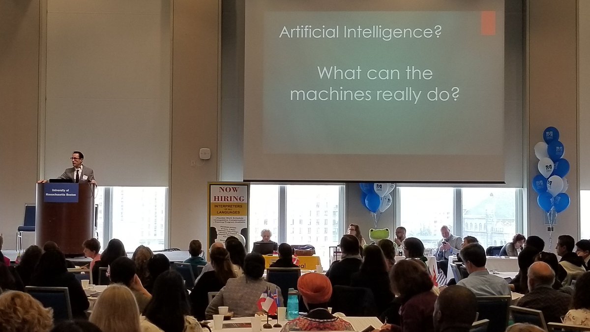 NETAtrans's tweet image. Jonathan Levy (@JLevyCyraCom) asks the #NETAconf2019 audience: What can the machines really do?
Hey Twitter, any guesses?
#Translation #Interpreting #xl8 #1nt