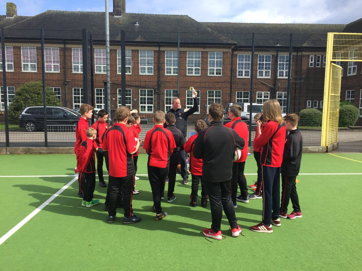 Moorside_High's tweet photo. A great morning for our boys learning to become Rugby leaders with @staffsrfuteam we will be teaching the primary pupils our new skills at a Rugby Megafest soon! #moorsidepe https://t.co/mjnGiSfHVG
