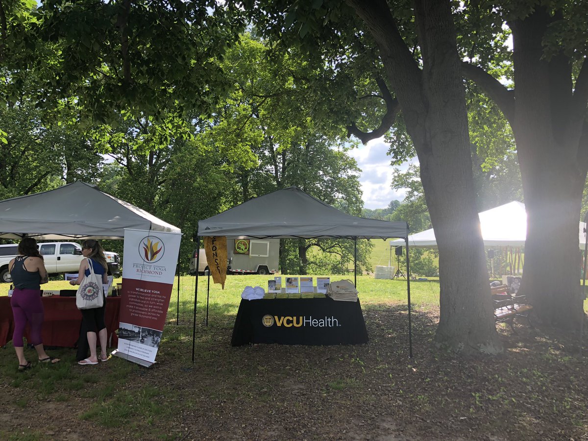 Come find <a href="/VCUHealth/">VCU Health</a> chillin’ under the hickory tree at #peaceloverva <a href="/Maymont/">Maymont</a> today!