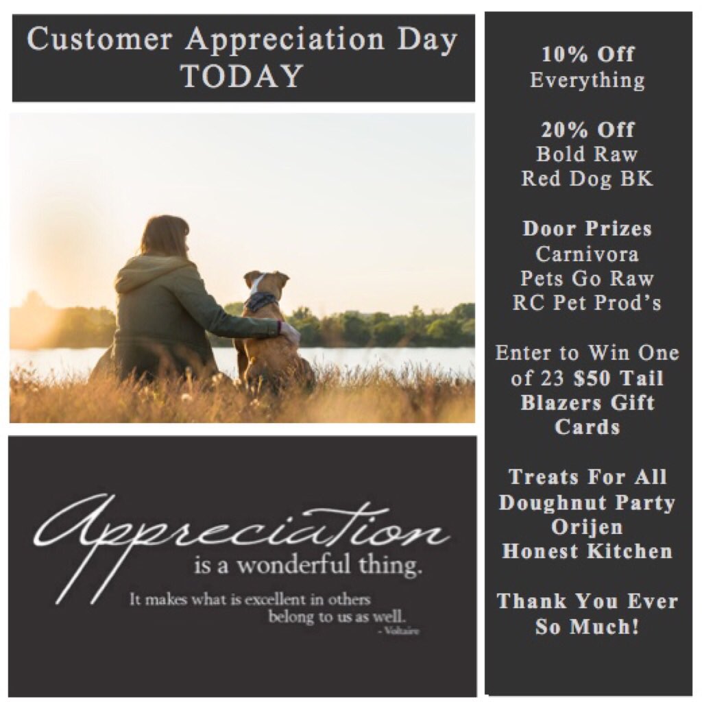 TBWindermere's tweet photo. Customer Appreciation Day Today! https://t.co/oLocoh7oGK