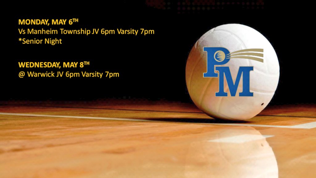 Penn Manor Athletics (@adcomets) on Twitter photo π£ PM Boys' Volleyball weekly schedule for the week of May 6th! π π <a href="/pennmanor/">Penn Manor SD</a> @pmbvolleyball <a href="/JeffReinhart77/">Jeff Reinhart LNP</a> π£ PM Boys' Volleyball weekly schedule for the week of May 6th! π π <a href="/pennmanor/">Penn Manor SD</a> @pmbvolleyball <a href="/JeffReinhart77/">Jeff Reinhart LNP</a>