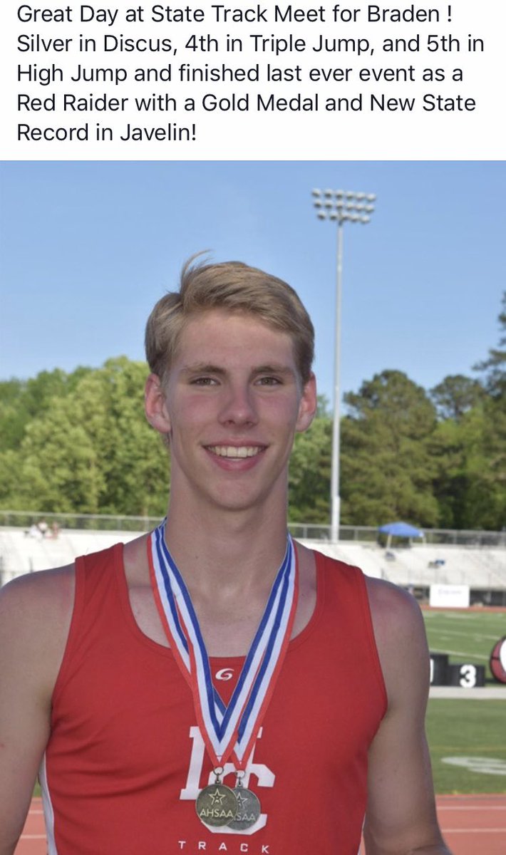 BJBCBasketball's tweet photo. Big shoutout &amp; congrats to this record setter @BJBCBasketball member @BradenPyron for his success in the State Track meet yesterday!!  This guy is a superb athlete in 4 sports &amp; in the classsroom.  Congrats!!  #BJBCHoops https://t.co/aqZ7CyH8Pq