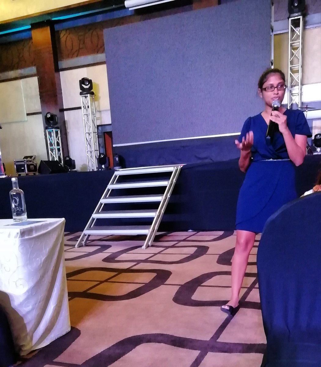 SYAHRegional's tweet photo. SYAH Co-founder, Meghna  Raghoobar intervened at the 2019 JCI Africa and the Middle East Conference on Friday, May 3rd, on plastic issues that Mauritius is facing and about alternatives to plastic. https://t.co/dDWBI5i3AC
