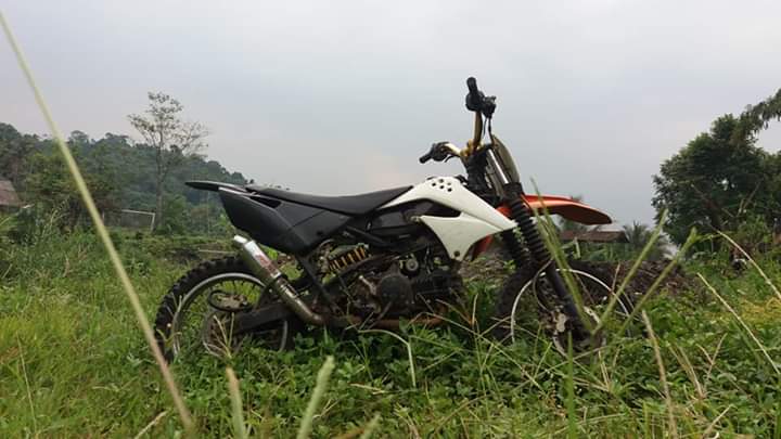 Gass poll main tanah #kawasaki 125