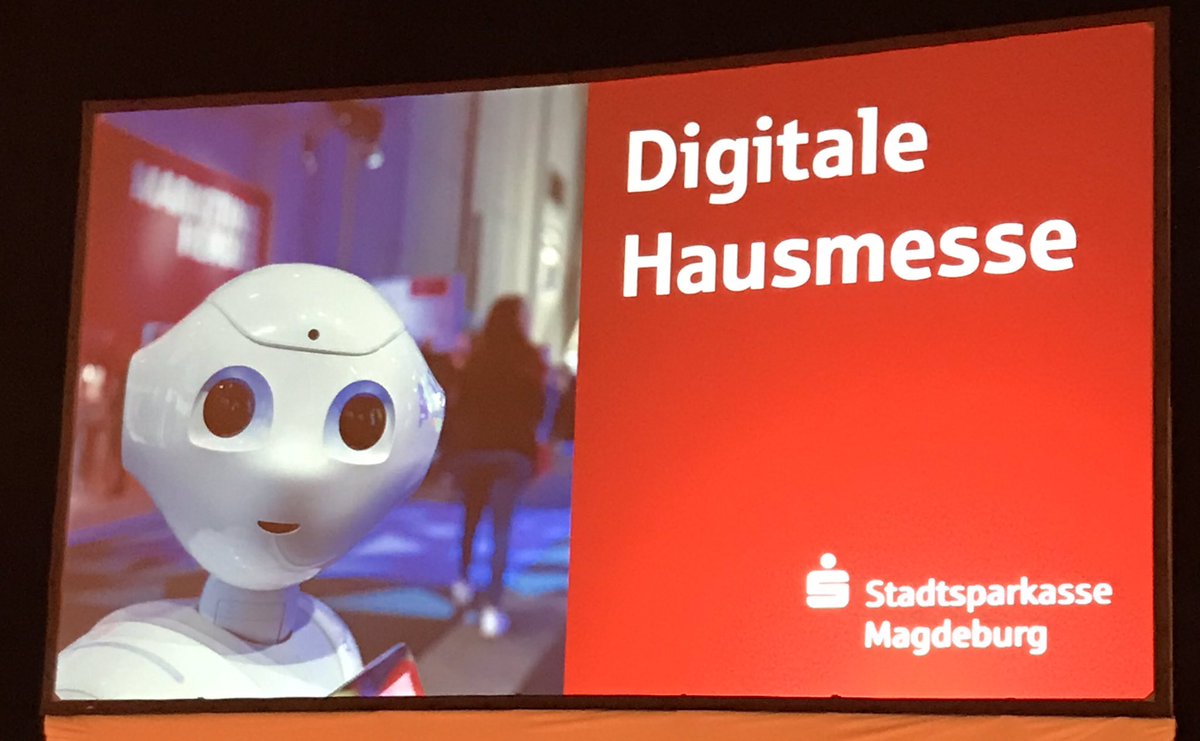 Digitale Hausmesse bei der Sparkasse Magdeburg  🖖🏻#DigitaleTransformation #WIR #FCM