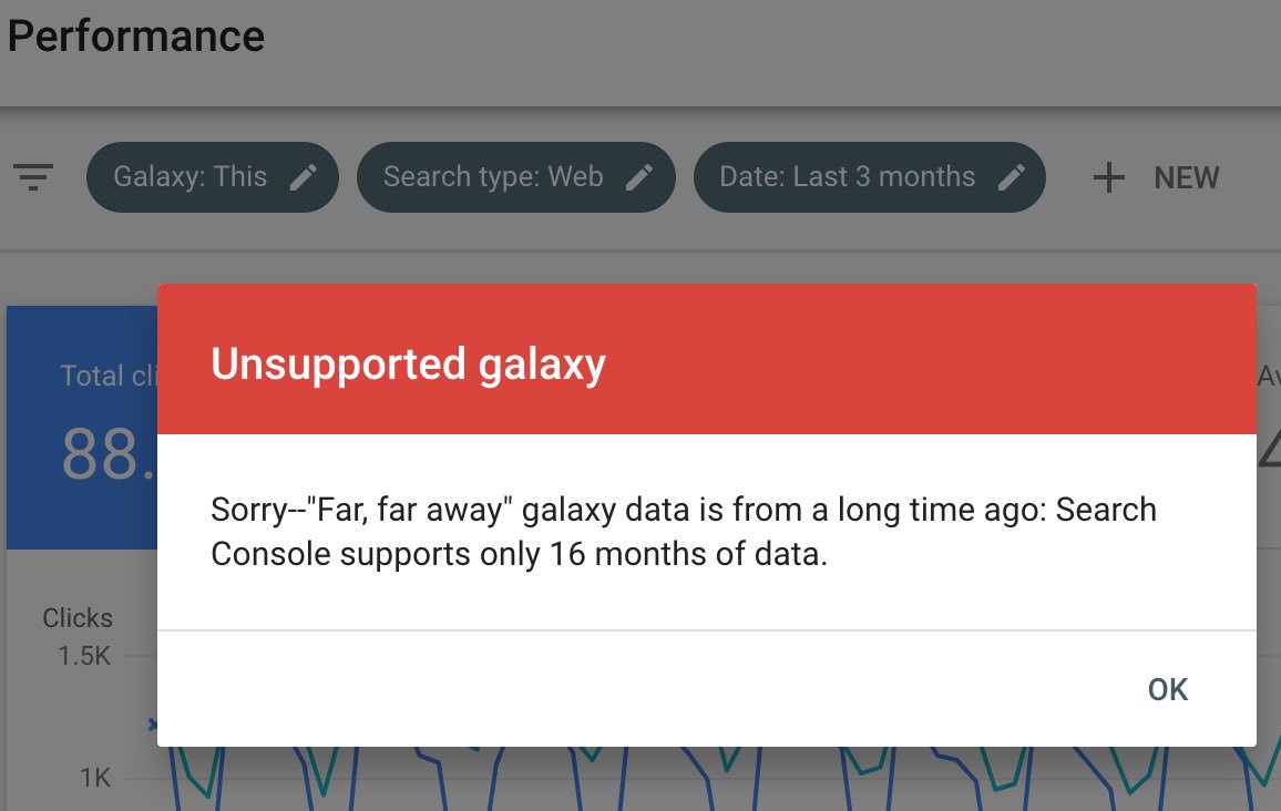 Katie_Tweedy_'s tweet photo. Google, you can be pretty cute sometimes. #MayTheFourth #MayThe4thBeWithYou #SearchConsole #SEONerd #GalaxyFarFarAway https://t.co/U62Trx1wUf