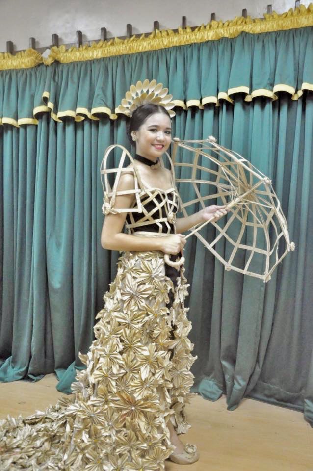 filipiniana dress recycled