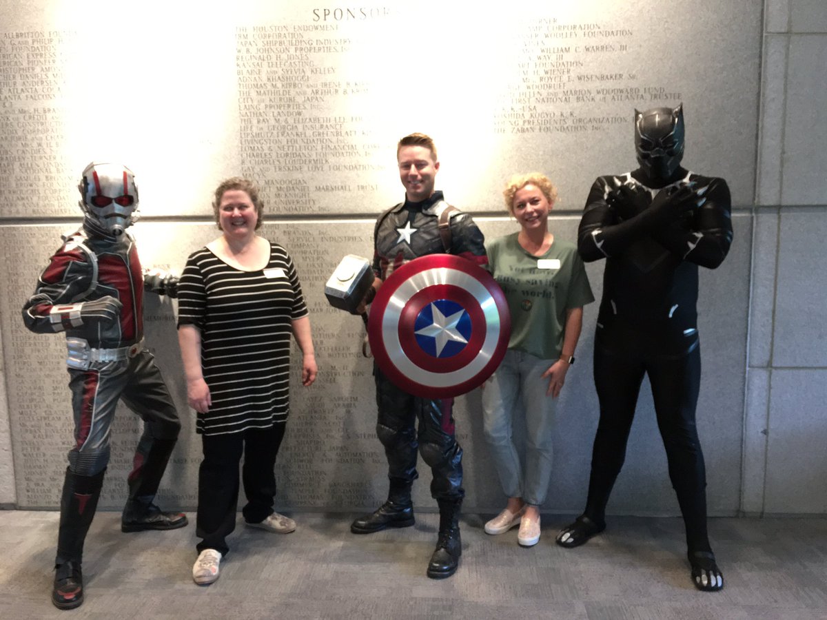 CarterLibrary's tweet photo. Look who's here!! #FreeComicBookDay2019 #georgiaonmyscreen #cartercon https://t.co/4V87gFCrEz