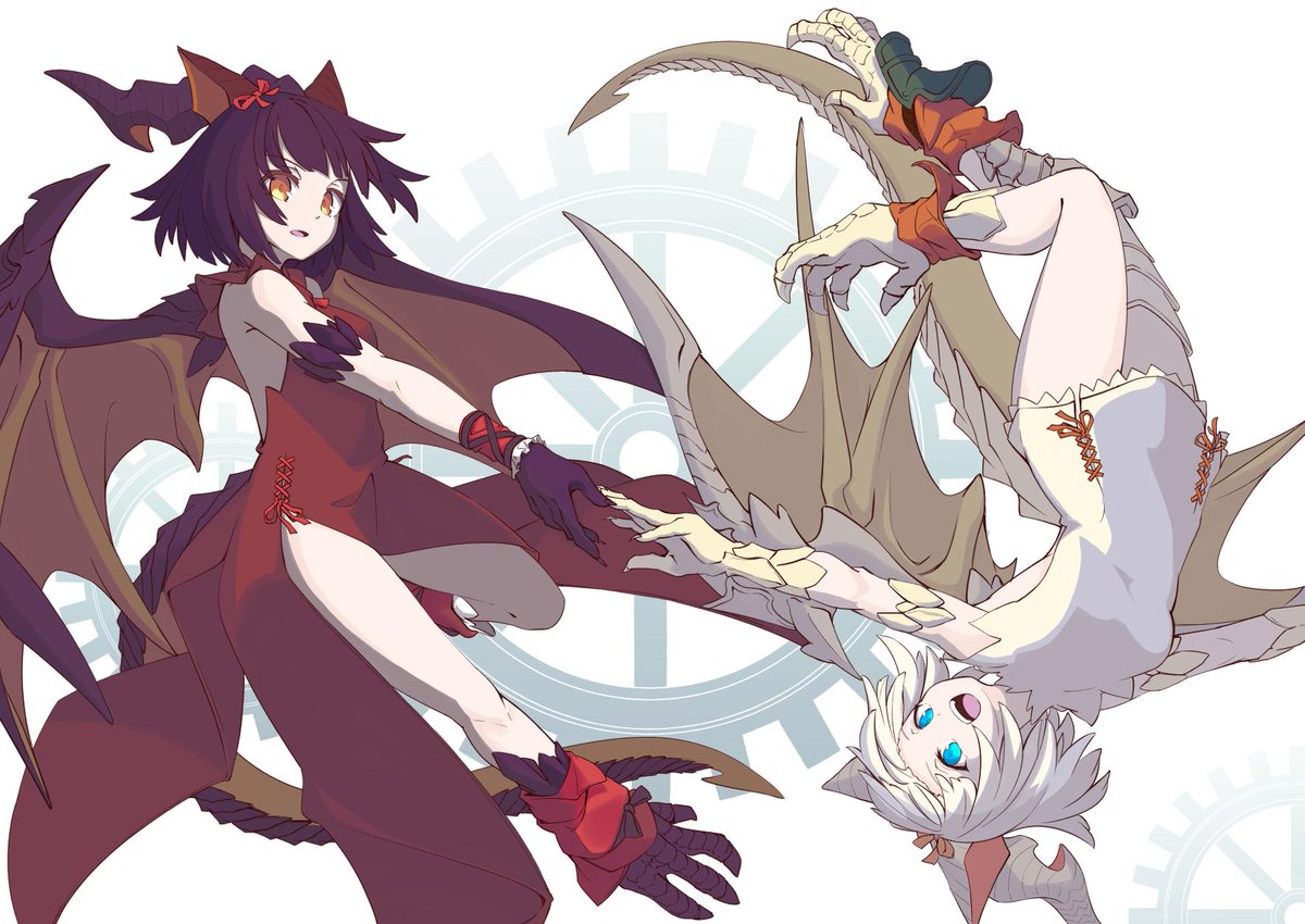 ミル 火ミル 黒てーのイラスト