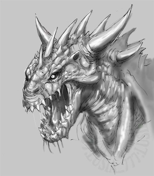 七海ルシアのドラゴンイラスト置き場