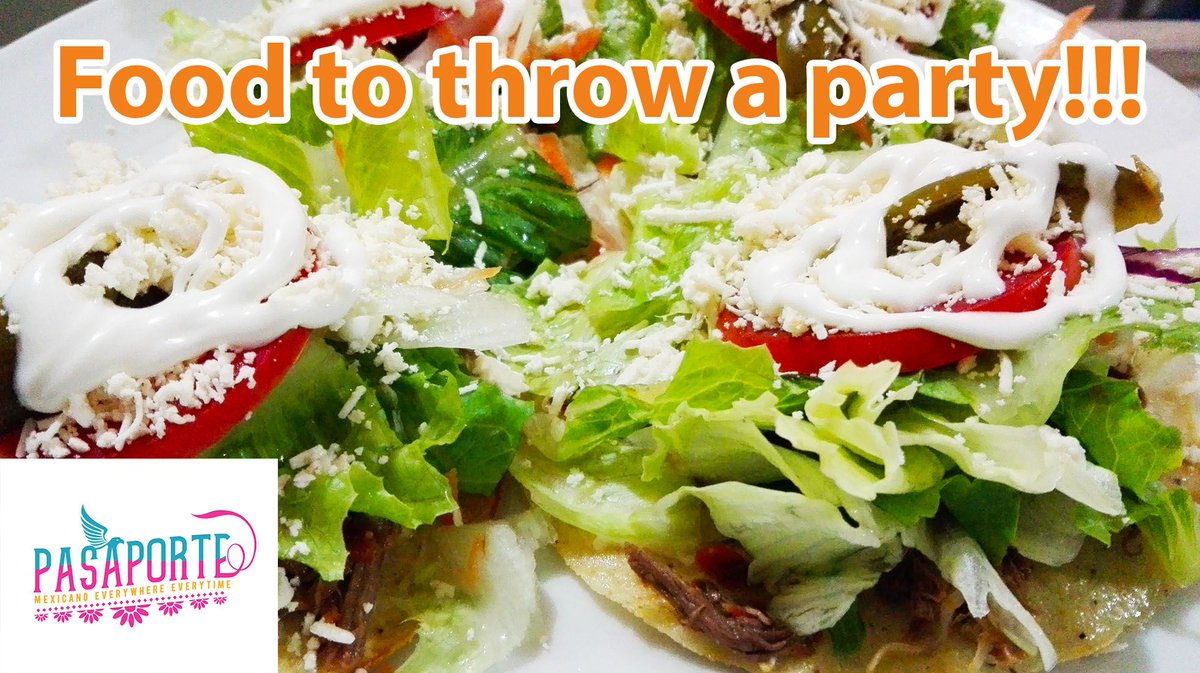 Please tag a friend you'd want to throw a party with and who isn't following us yet. Share these tostadas de deshebrada de res.