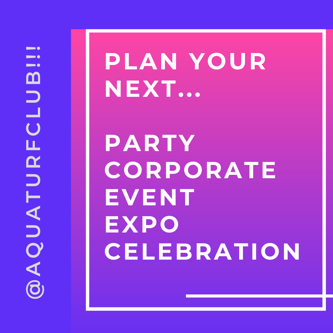 aquaturfclub's tweet photo. We are here to help you celebrate! https://t.co/22F6CY5zzE