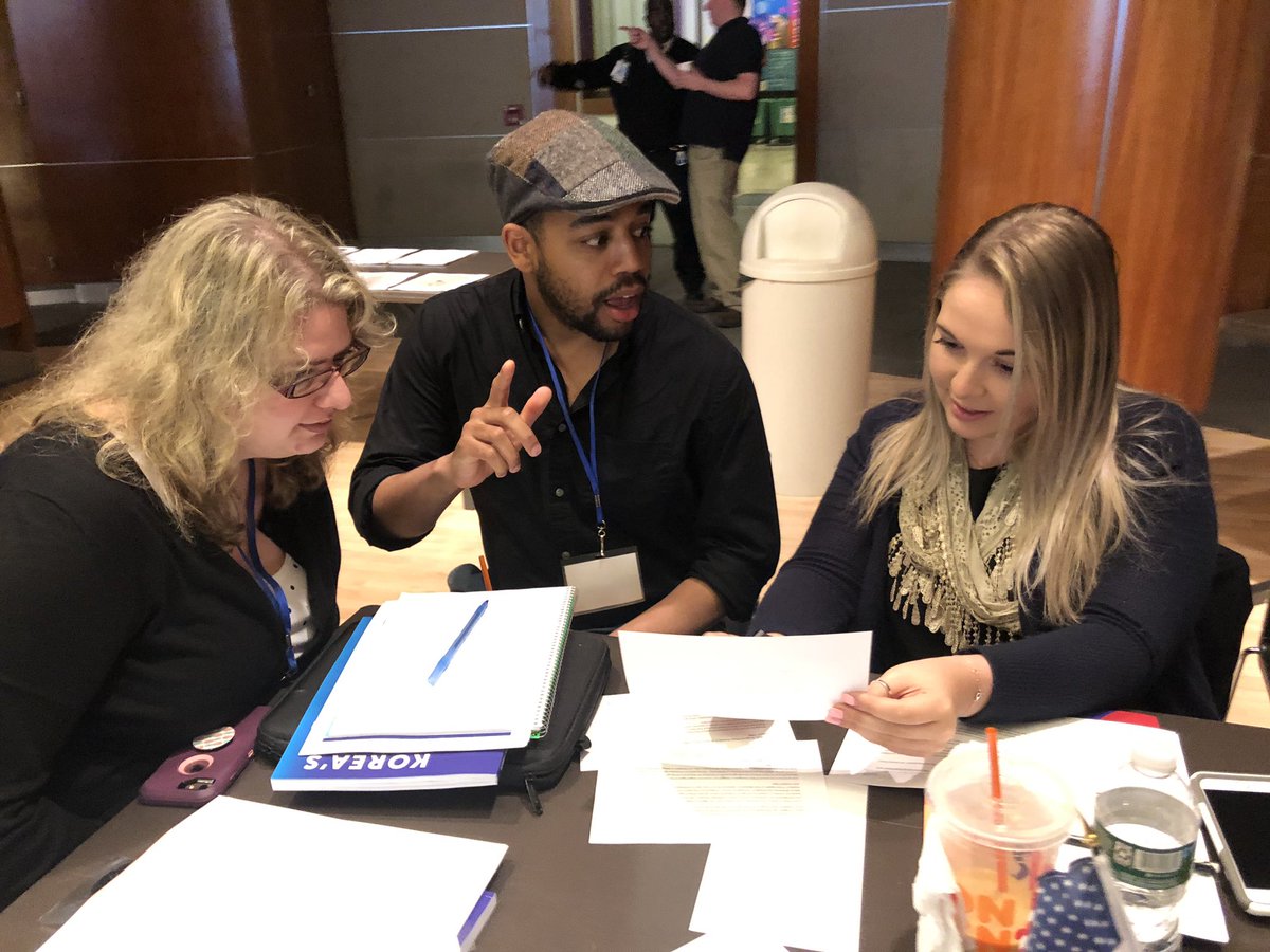 bryant_wc's tweet photo. Some of our teachers are engaging in a Korean War PD session at the Museum of American Indian  (Yes! We love learning, even on Saturdays!) @NDwarka1 @WCBryantHSLIC @DOEChancellor #ChampionsForChildren https://t.co/Hihz06Tleq