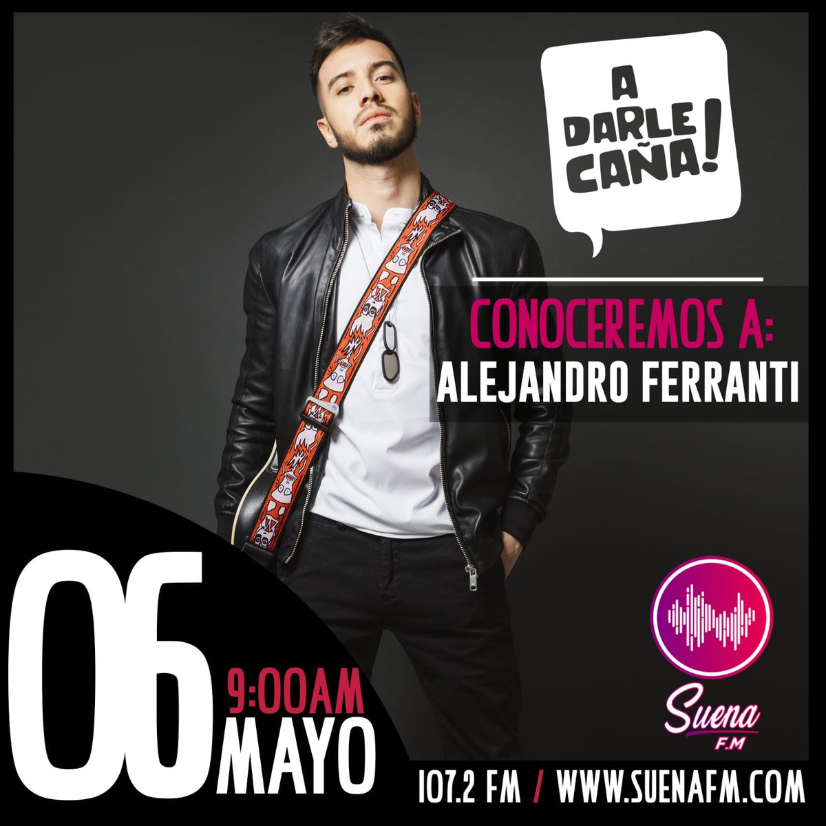 MariaeTineo's tweet photo. @adcsuena @FerrantiPtguesa @ferrantimusica #Ferrantinews #AlejandroFerranti #Madrid #6May #Radio @fm_suena https://t.co/O6CFETGw7Y