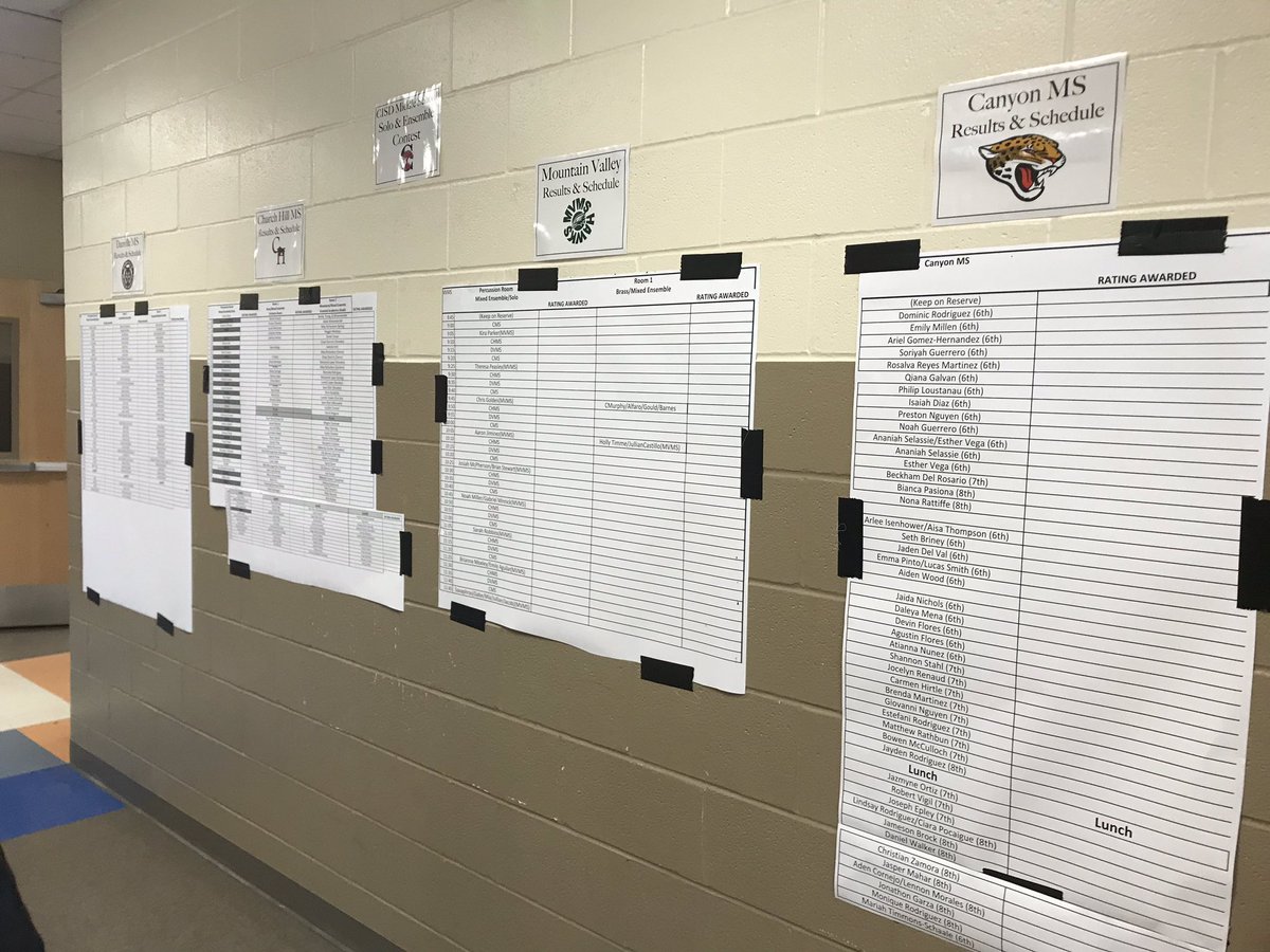 BandChms's tweet image. Comal Middle School Solo &amp;amp; Ensemble for CHMS, CMS, DMS and MVMS! It is going to be a great day! #ComalFineArts