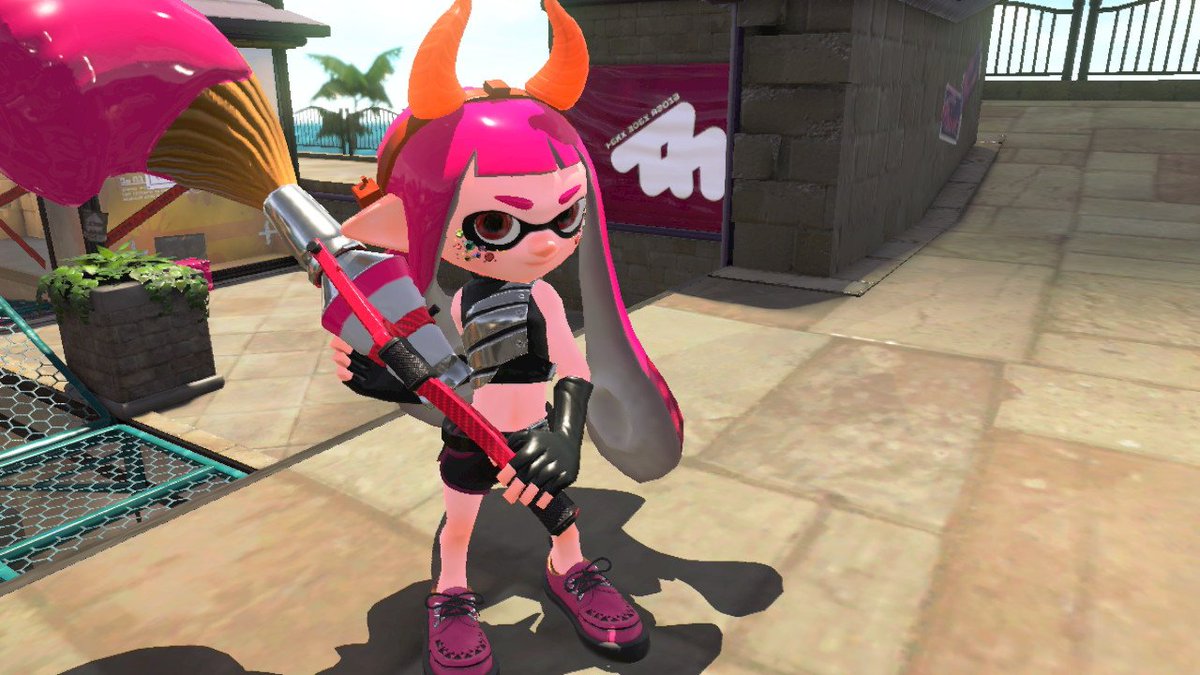 せな בטוויטר 広場で見かけたイカしたあのコ Vol 39 Lapinさん Lapilapu55 パーマネント パブロ使いのイカガール ウミウシカチューシャとタコゾネスプロテクターネオを組み合わせた小悪魔コーデ ブキやインクカラーと合わせたラバーソール チェリーも