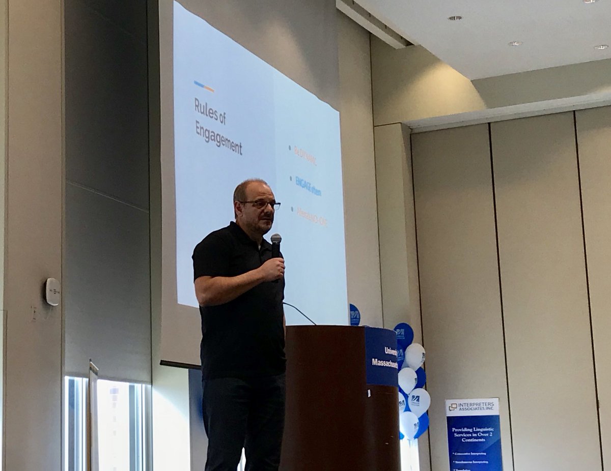 MahaElMetwally's tweet image. Endnote speech at @NETAtrans conference: Rules of Engagement on social media by @ewandromag. #NETAConf2019