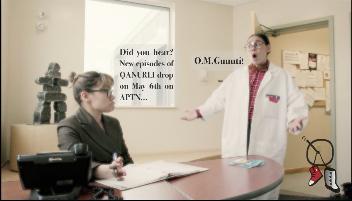 TUSAAVIIT! Our 7th and final season of Qanurli begins on Monday, May 6th on APTN! Check your service provider for local listing times. Tune in, follow our page(s), tell your friends and let us know what you think! #Qanurli #aptn @APTN @arviamiut <a href="/Aarluk/">Stacey Aglok</a> @jqaumariaq