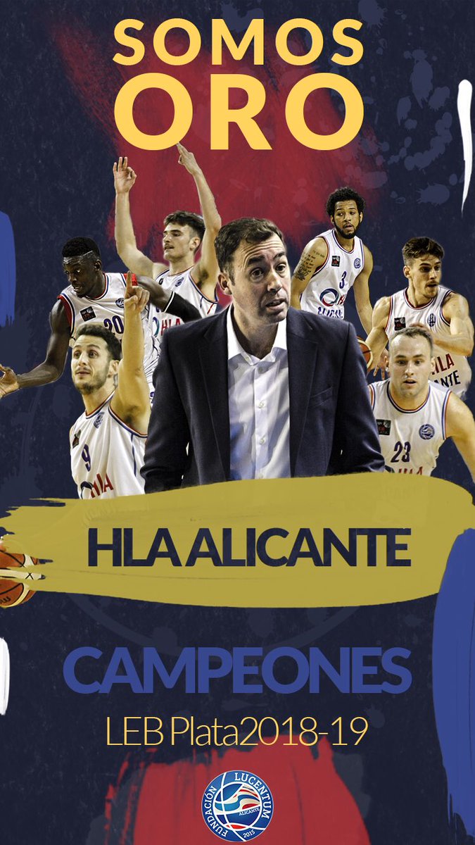 FundLucentum's tweet photo. CAMPEONES #SomosOro 🏆 https://t.co/fO4SMxvs0C