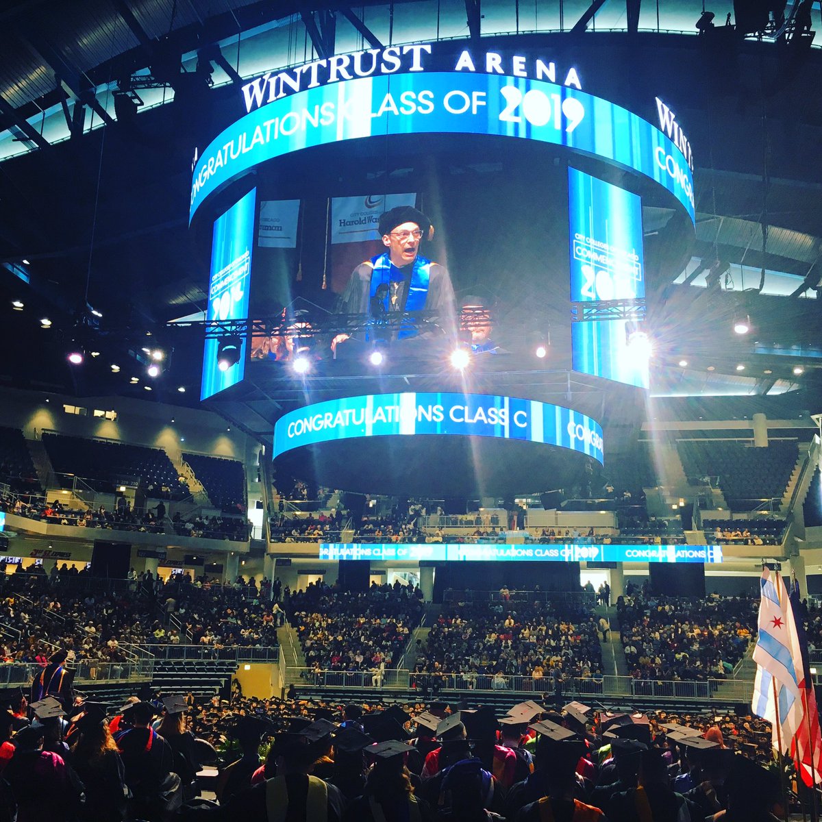 ChiCityColleges's tweet image. What a view! #gradccc