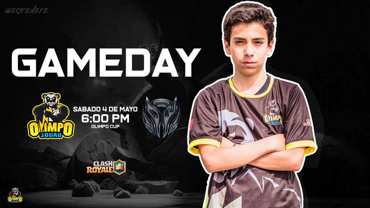 #CR | ¡GAMEDAY!

El día de hoy nos enfrentaremos ante los compañeros de @DarkWarriors_AE por los octavos de final en la @OlimpoCup_GG.

Donde dejaremos cada gota de esfuerzo para mantener la racha y poder avanzar de fase.

¡Buena suerte al rival!

#WeAreHere⚡️#GoOS🐼