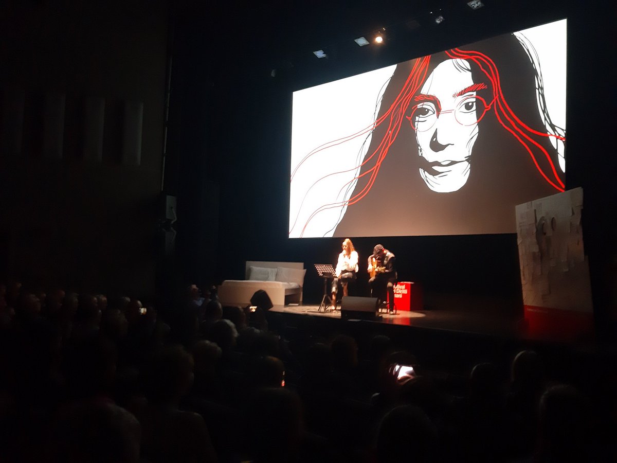 Eliggia's tweet photo. Imagine all the people living life in peace. I hope one day you will join us and the world will be as one.  💚

Canta @ninazilli al Bed In di @FDUmilano e su @radiopopmilano con i disegni di @channeldraw 
#FestivalDirittiUmani #IoAlzoLoSguardo #SeDicoPace #fdu2019 https://t.co/lcQaJZ8iFi
