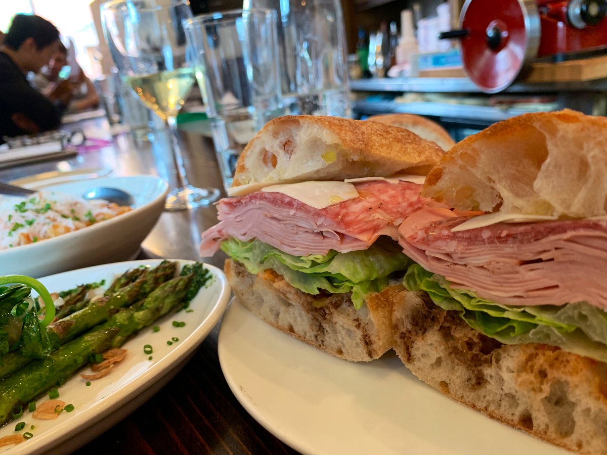 Susan Tran (@susantran) on Twitter photo #124/365 Showing the hubs some birthday love, the only way I know how: late lunch of cavatelli, grilled asparagus, and an Italian grinder <a href="/coppaboston/">Coppa Enoteca</a>. #Gratitude2019 #124/365 Showing the hubs some birthday love, the only way I know how: late lunch of cavatelli, grilled asparagus, and an Italian grinder <a href="/coppaboston/">Coppa Enoteca</a>. #Gratitude2019