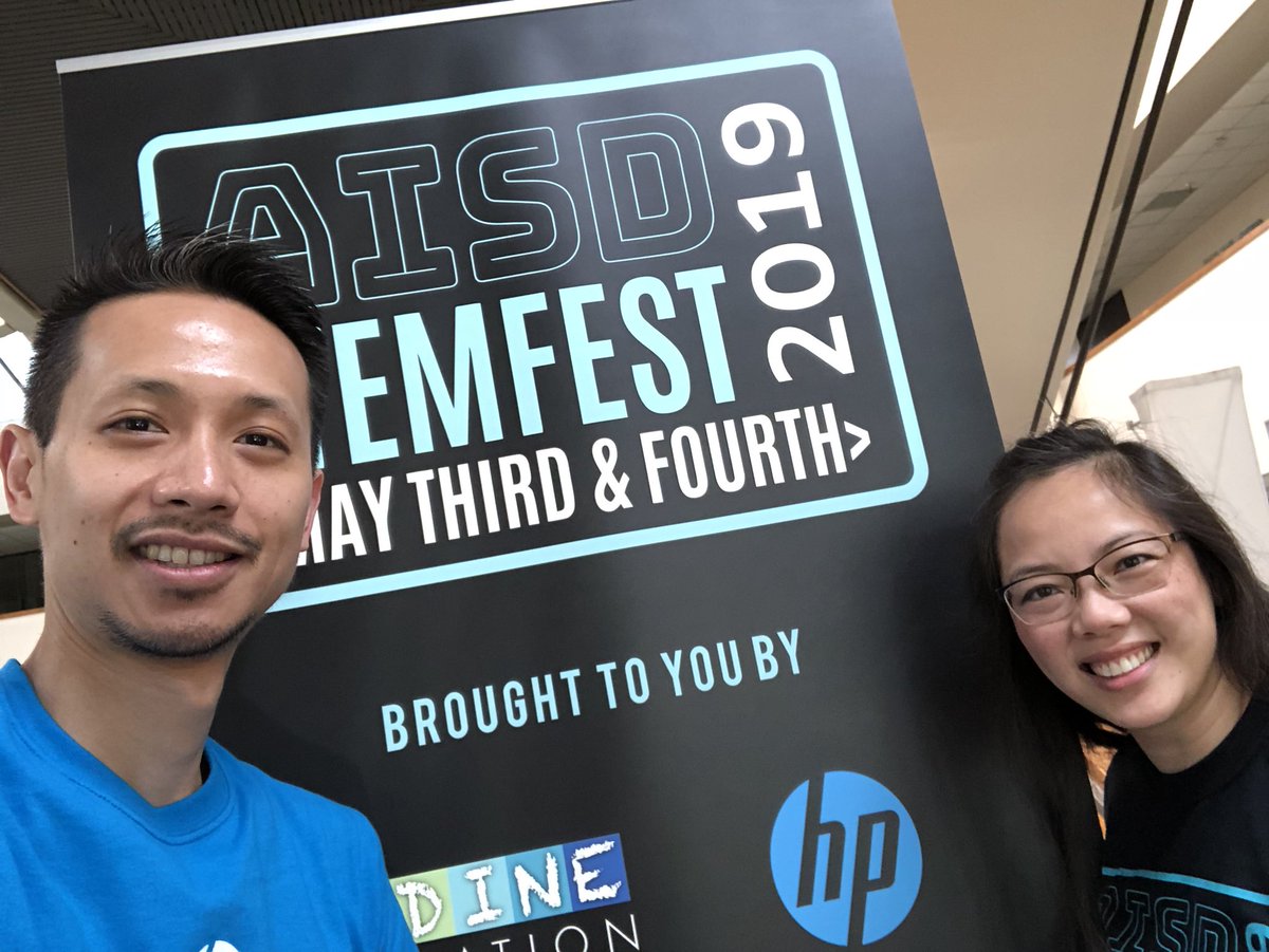XiFu's tweet photo. Proud to volunteer as a website app competition judge and represent @HP in supporting the next generation of innovators at @AldineISD’s #AISDSTEMFest (and be with one of their best STEM educators @LLe_Sci!) https://t.co/PqQqYhnQNp