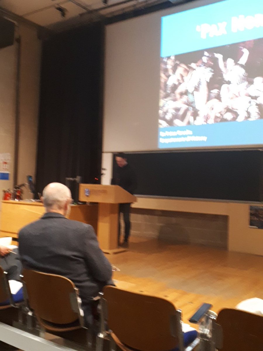 Peter Crooks presents the final paper of #Invasion1169: 'Pax Normannica'? #medieval #medievaltwitter @PETECROOKS