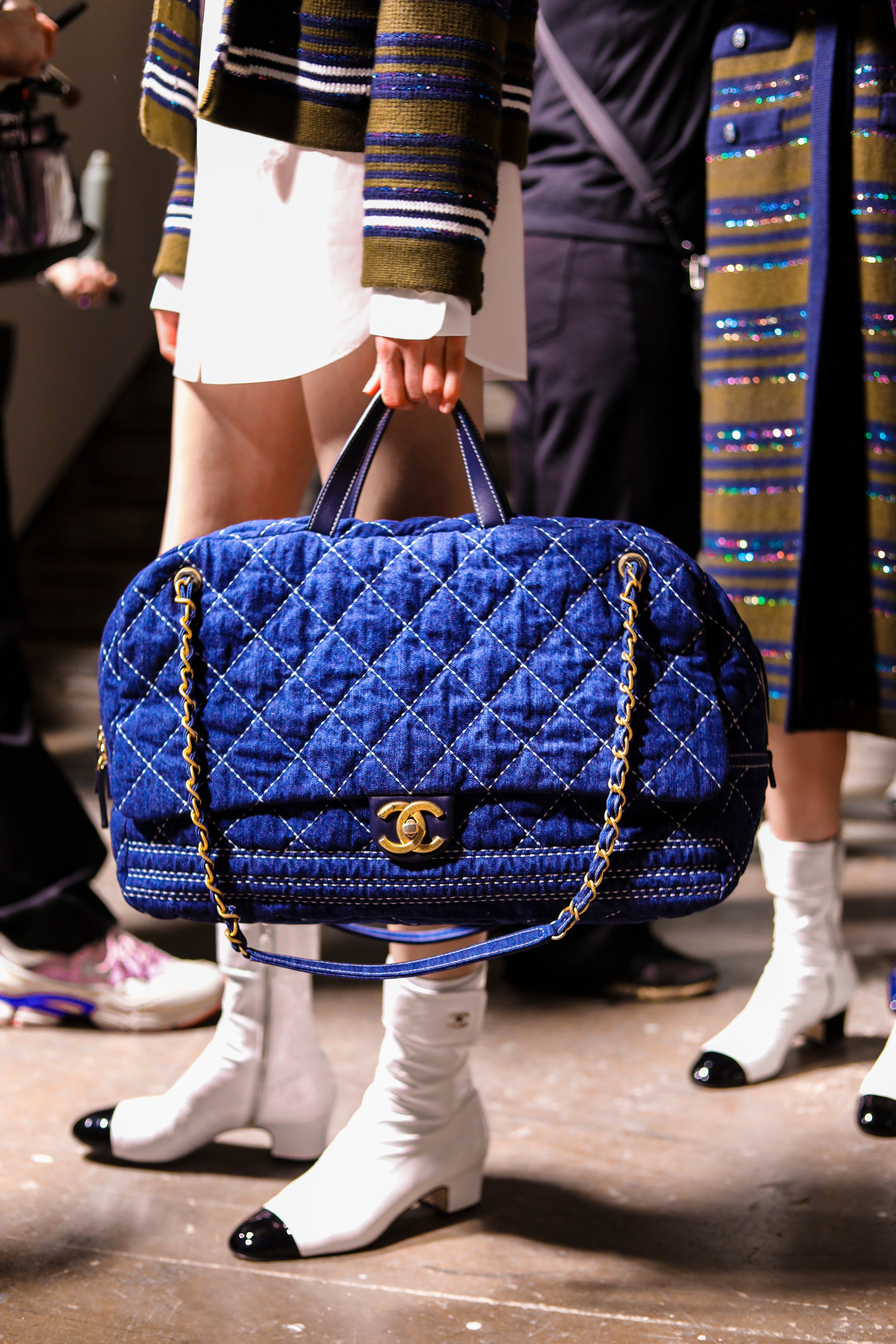 blue chanel bag 2020