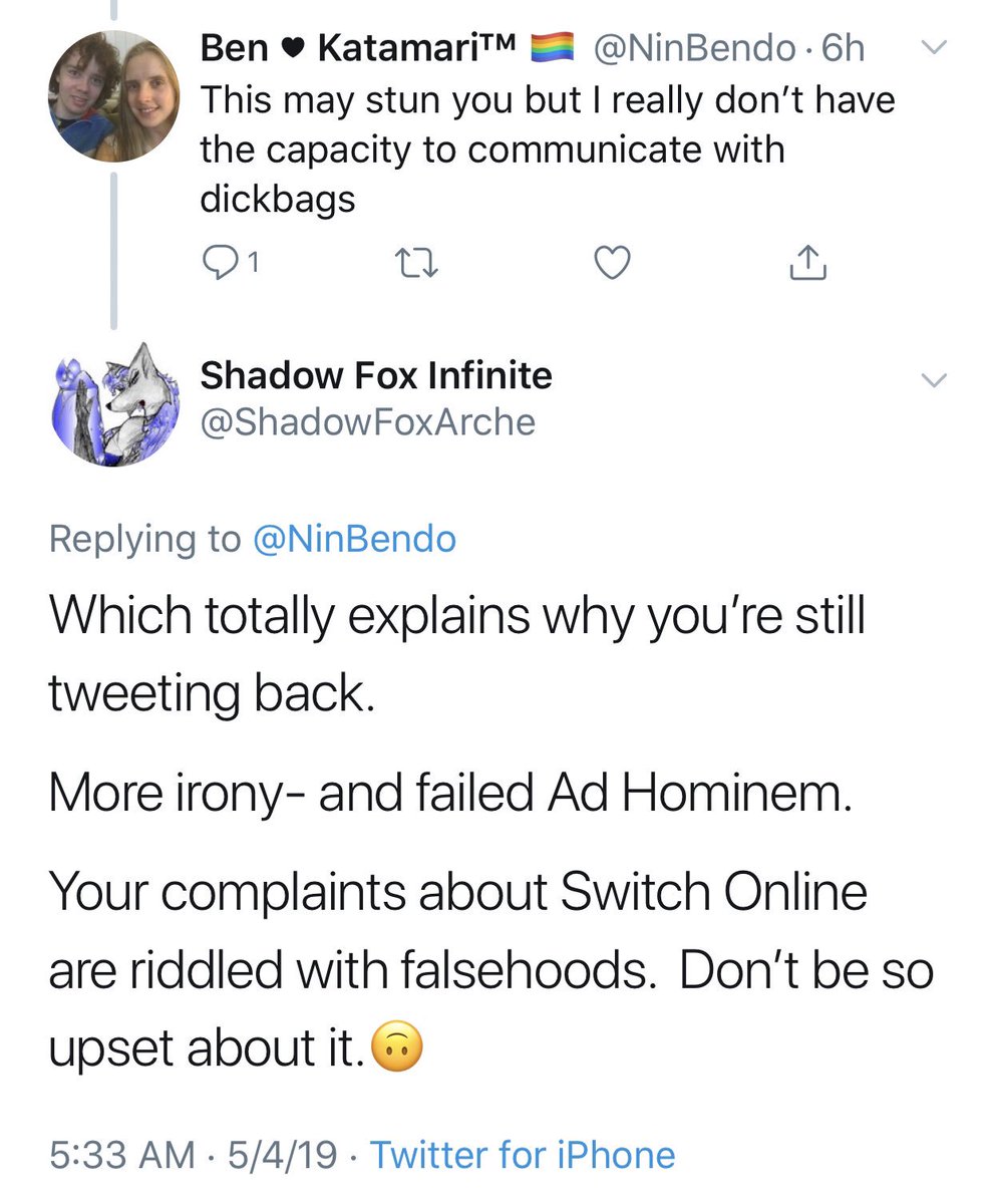 ShadowFoxArche's tweet photo. #TheyRunFromMe #Huckleberry #IT101 Another block, LOL https://t.co/ro0MAOzkZf