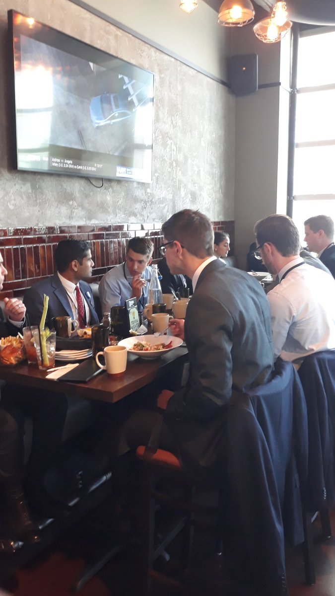 A team that brunches together, stays together. #ramasamyteam #AUA19