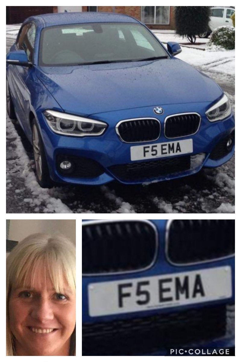 lesleyorion's tweet image. 🖤🖤PLEASE SHARE 🖤🖤
Emma Faulds drives distinctive car &amp;amp; number plate. BMW, Metallic Blue with Private Number Plate. Her car was left at home on day she went missing  If you saw this car Sat 27th, Sun 28th or Mon 29th April 2019.
🖤 PLEASE CALL POLICE 101 🖤 
#findemma