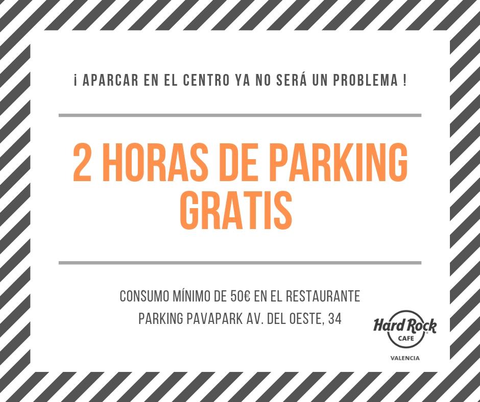 ¡¡DESPREOCÚPATE DEL COCHE!!! A partir de YA puedes venir a comer/cenar en #HRCValencia y disfrutar de 2h gratis en el parking de Av. del Oeste con un consumo mínimo. Aparcar en el centro ya no será un inconveniente 😎 #Parking