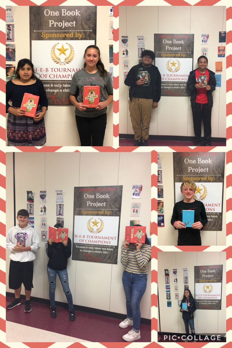 ELA7_MJH's tweet photo. Another great book raffle with some excellent titles from @JasonReynolds83, @SuzanneWeyn, and @matthaig1. We are so thankful for the support of @hebtoc. You are helping to add value to the reading lives of our @MagnoliaJrHigh students! #accessequalssuccess #lifelongreaders https://t.co/uZr7AEuv6Y