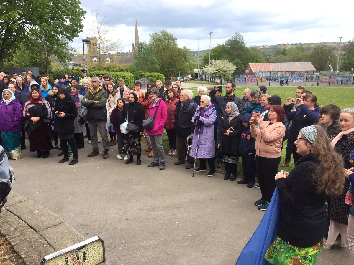 ONENATIONCC's tweet image. Great turnout from all parts of the community and I’m proud to see so many active people and organisations coming together to say ‘NO MORE’ violence!! Special thanks to @mumsunitedshef, James&amp;amp;team, @PaulBlomfieldMP @BBCLookNorth @CentralSheff @SheffieldStar family voice, and all