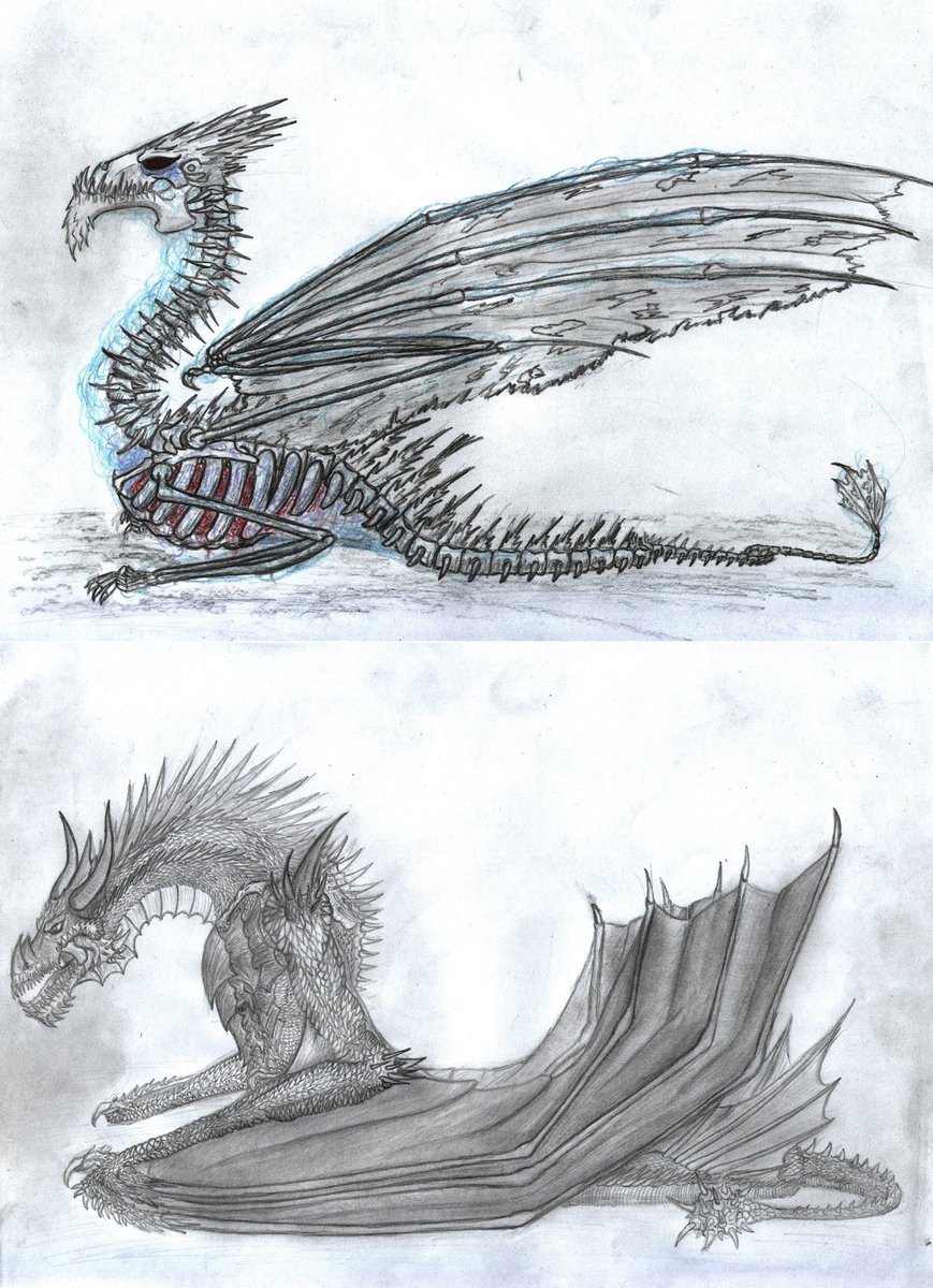 SadySana's tweet photo. Więcej rysunków: https://t.co/dKfpvQkB2b
#drawing #art #rysunek #szkic #pencildrawing #draw #ołówek #fantasy #fantastyka #magia #książki #book #smok #dragon #dragons #smoki #bestia #szkielet #skeleton #monster #monsters #dragonart #drawdragon https://t.co/llxRlcaFSb