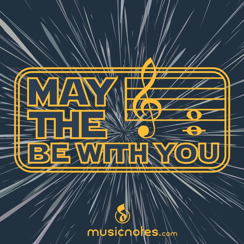 Pity this one didn’t come up in the #sqamusic exam! #MayTheFourthBeWithYou #StarWarsDay2019 #musicintervals