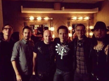 LPLive's tweet photo. From the band @Disturbed today:

“Hold on to memories.” @ChesterBe ❤️ https://t.co/QoE7FloBLG