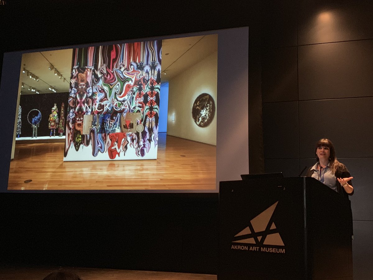 codehopperakron's tweet image. The Challenge is on! Find some kind of data and translate it visually. Inspiration: Nick Cave’s art exhibit at the @AkronArtMuseum