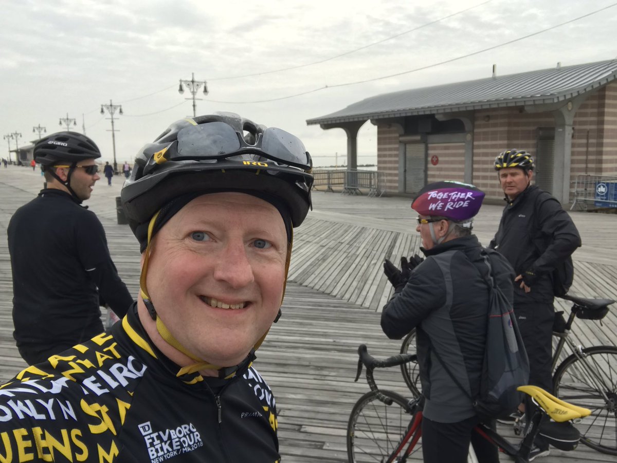 scottjoy's tweet photo. We took a pre-ride ride from Battery Park to Coney Island this morning. Tomorrow, the main event! #OneInTheFight #TogetherWeRide 

There’s time to lend a hand: https://t.co/LGJIyfxiEC https://t.co/U7r5qADO1G