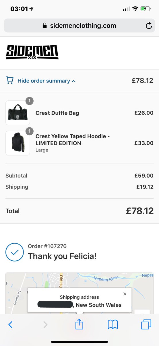 Felicia_Oliveri's tweet photo. Copped the yellow hoddie and thought why not throw the duffle bag in as well. π @SidemenClothing #MerchDownloaded https://t.co/5mkIXwi3lN