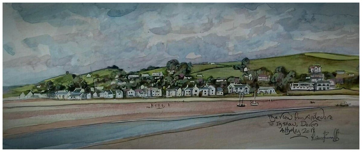 liams_art's tweet image. The view from Appledore to Instow in Devon.